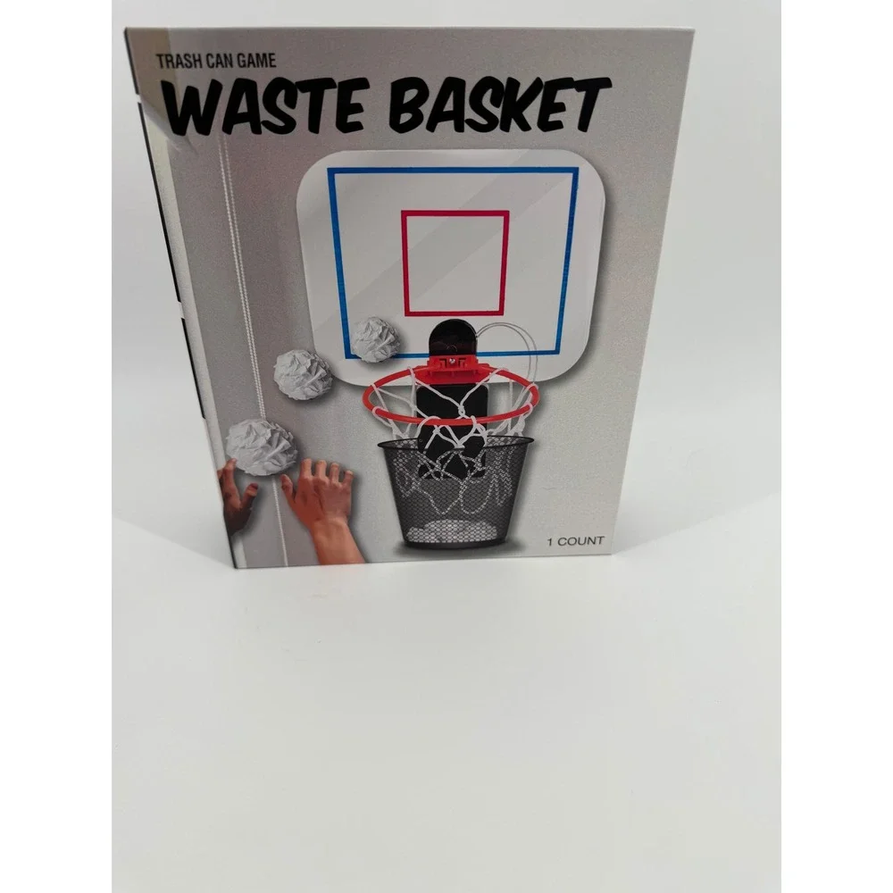 Festive Voice Trash Can Game Waste Basket‎ Mini Hoop with Sound Effects
